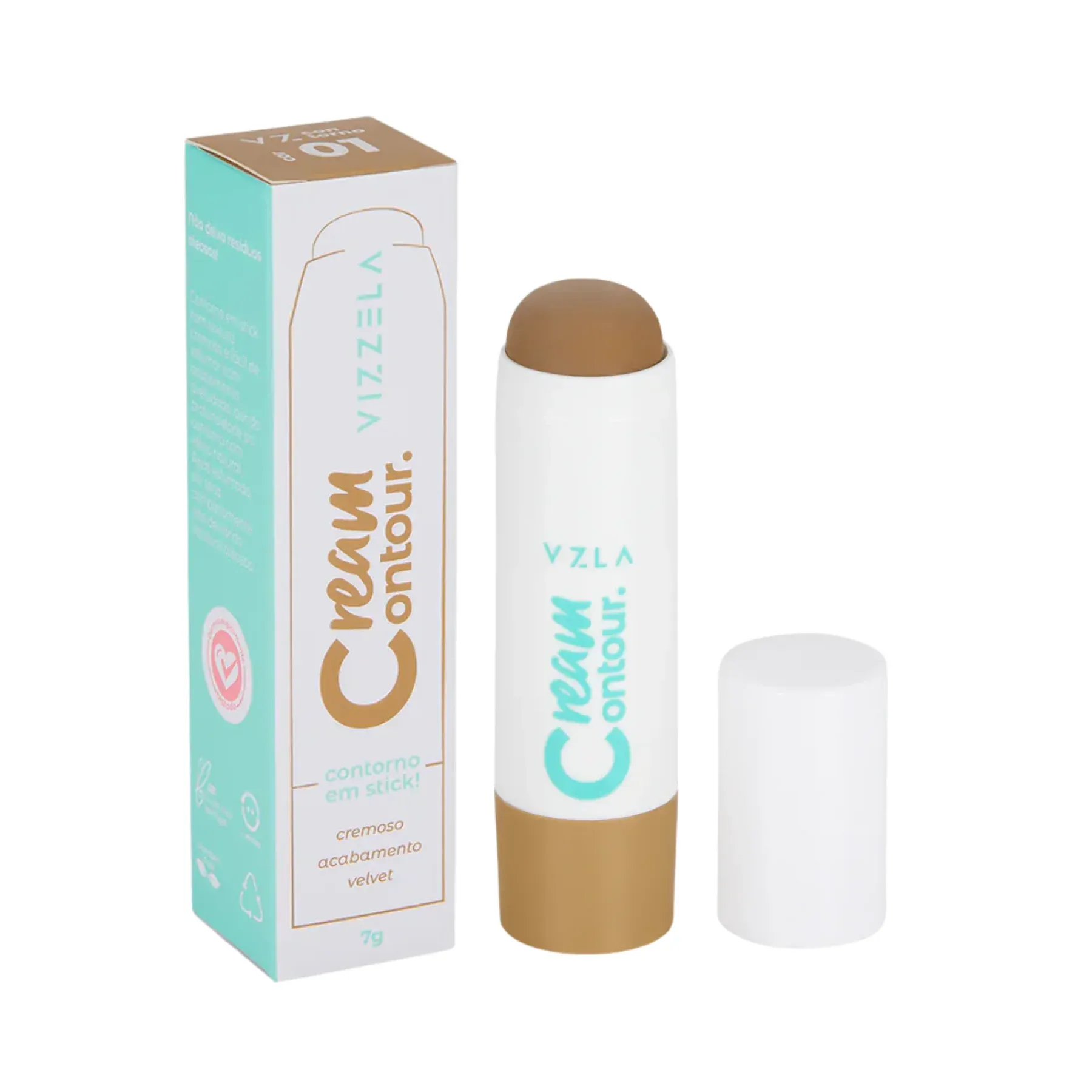 Contorno Facial Vizzela Stick Cor 01